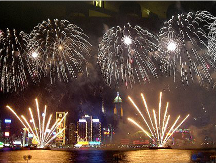hongkong new year firework