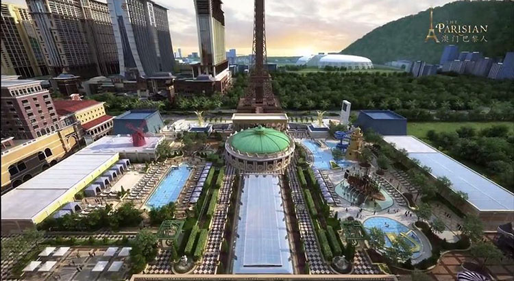 Macau water world, Macau Parisian, play water, water world for family, outdoor pool, open air pool deck,water device,cool summer, water pool