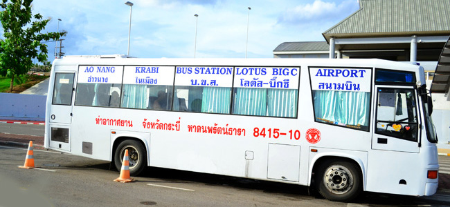 how to get to an nang,krabi airport to ao nang,transfer from krabi airport to ao nang,bus from krabi airport to ao nang, taxi from krabi airport to ao nang