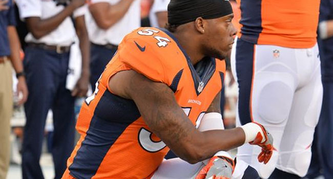NFL Sport News,Brandon Marshall protests against US anthem as Broncos beat Panthers