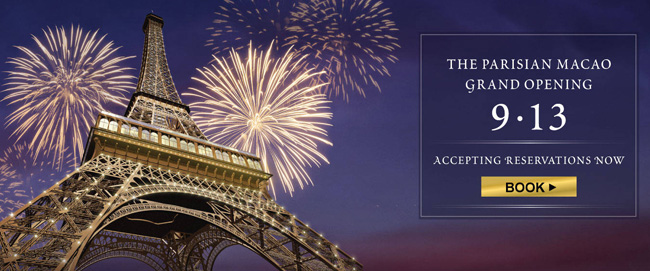 Opening Date for The Parisian Macao Revealed,The Macau Hotel,The Parisian Macao Revealed,The Parisian Macao Hotel Room,How to book The Parisian,Opening Date in Macau