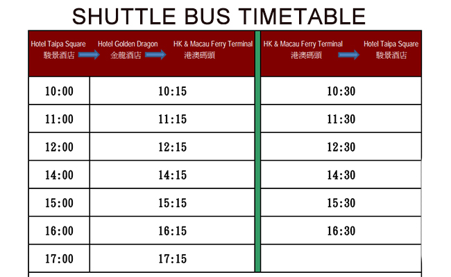Shuttle Bus to Hotel Taipa Square Timetable 2017, Taipa Square Macau free shuttle bus, Taipa Square Macau shuttle bus schedule 2017, Taipa Square Macau complimentary shuttle, Macau Taipa Square free shuttle timetable 2017, Taipa Square shuttle service, Taipa Square Macau shuttle bus, Taipa Square Macau shuttle bus timetable 2017, Hotel Taipa Square Macau free shuttle, free shuttle to Taipa Square Macau 2017, complimentary shuttle to Hotel Taipa Square Macau, how to get to Taipa Square Macau, shuttles to Taipa Square Macau, Taipa Square Macau shuttle timing 2017, Taipa Square Macau transportation, Taipa Square Hotel Macau traffic info 2017, best way to get to Taipa Square Macau, most convenient way to get to Taipa Square Macau, shuttle bus to get to Taipa Square Macau, Macau Taipa Square shuttle bus timetable 2017, Macau ferry to Taipa Square Macau shuttle, Taipa Square Macau ferry terminal shuttle, Macau airport to Taipa Square Macau shuttle, Taipa Square Macau airport shuttle, Macau border gate to Taipa Square Macau shuttle timetable, Hotel Taipa Square Macau location map, Taipa Square Macau Macau reviews