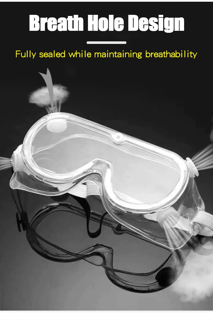 3M Safety Protective Medical Goggle, Chemical Splash Wear, Impact Virus Glass, Anti Fog Glass, Eye Protective Goggle