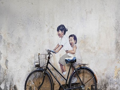 Mural in George Town, Penang, Malaysia (© JTB Photo/UIG/Getty Images)