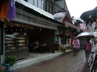 PhiPhi Bakery in thailand,,Menu price, MailBox,Phone Number,food consumption 