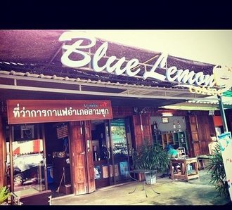 Blue lemon coffee in thailand,Cafe,Menu price, MailBox,Phone Number,food consumption 