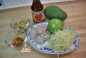 Catfish with Green Mango Salad, "Pla Dook Foo",SeafoodMenu price, MailBox, Phone Number, food consumption 