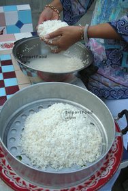 Fermented Sweet Rice Dessert, "Khao Mahk",Thai Street Vendor RecipesMenu price, MailBox, Phone Number, food consumption 