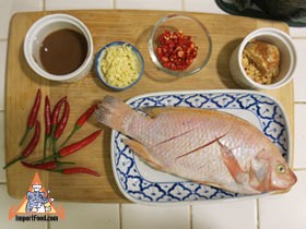 Thai crispy fish topped with chile sauce , "Pla rad prik",SeafoodMenu price, MailBox, Phone Number, food consumption 