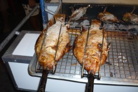 Thai grilled fish, "Pla pao",SeafoodMenu price, MailBox, Phone Number, food consumption 