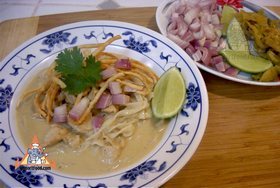Thai Chiang Mai curry noodles, "Khao soi",Rice & NoodlesMenu price, MailBox, Phone Number, food consumption 