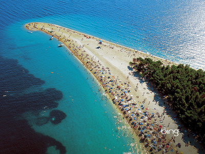 Zlatni Rat (Golden Horn) Beach on Brac Island, Croatia (© SIME / eStock Photo)