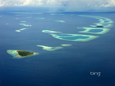 Atolls of the Maldives (© JW Alker/age fotostock)
