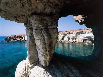 Cape Greco sea caves, Cyprus (© DEA/G. M. ROSSI/Getty Images)